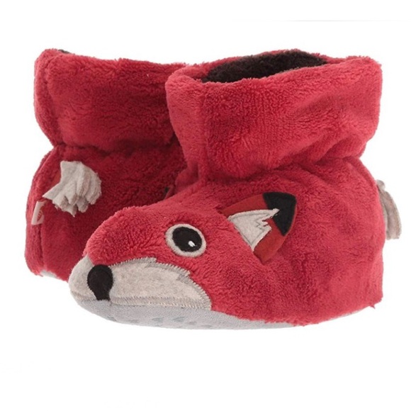 NWT! ACORN Easy-On Critter Bootie Slippers ~ Red Fox ~ Toddlers 18-24 Mo - Picture 1 of 8